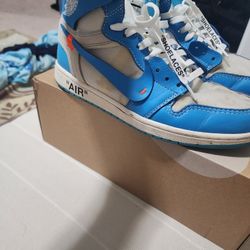Jordan 1 off White Unc Size 11.5