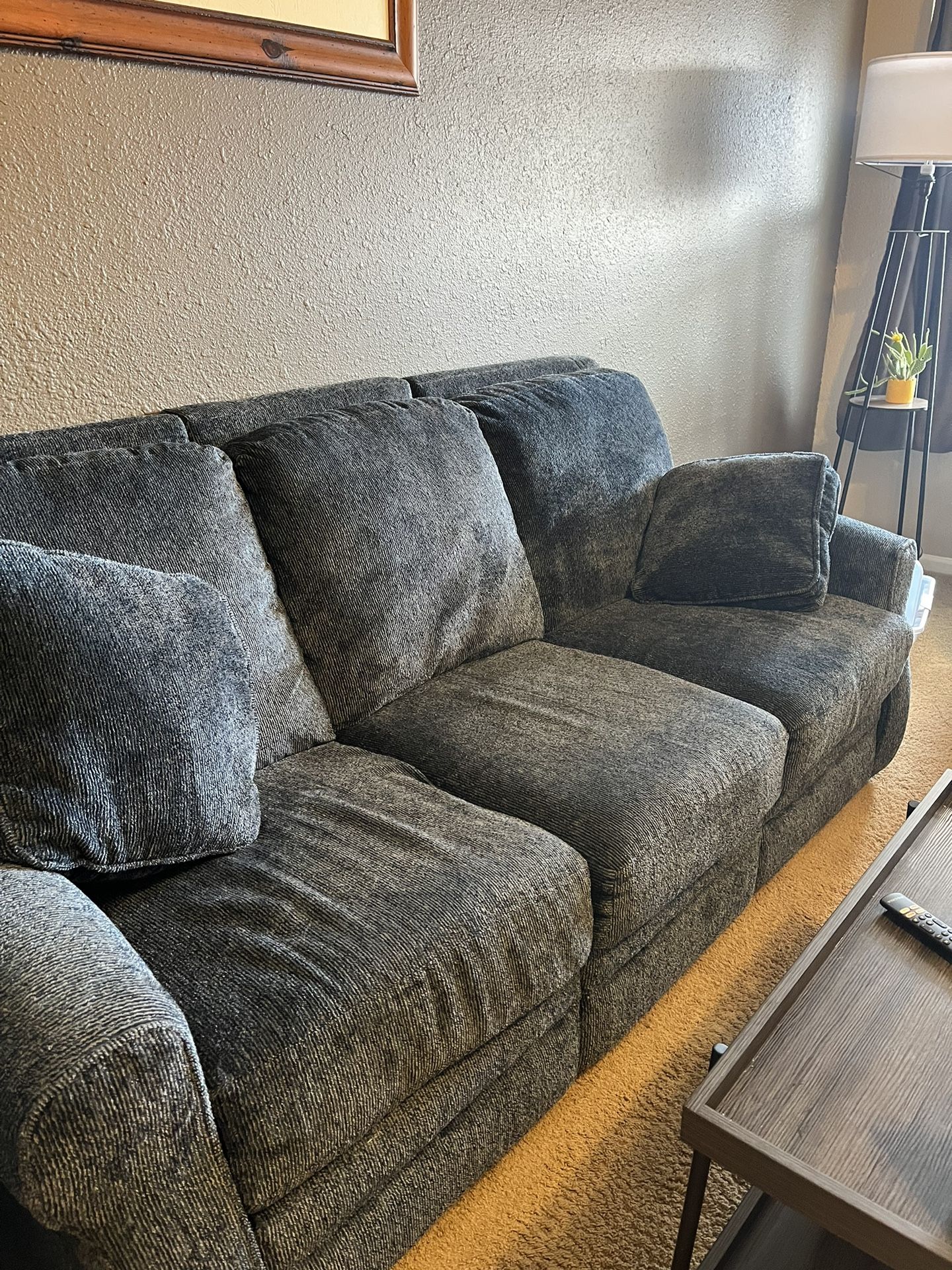 Recliner Sofa Couch - Blue