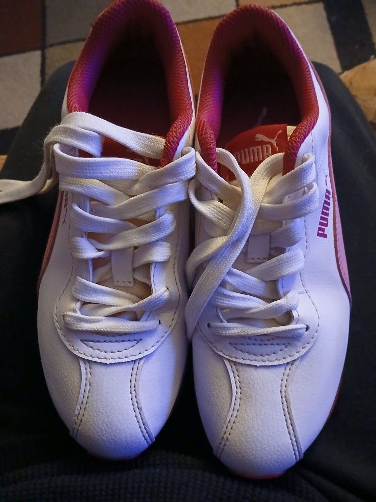 Pink And White Pumas