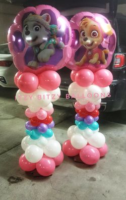 Pawpatrols party balloons decoration