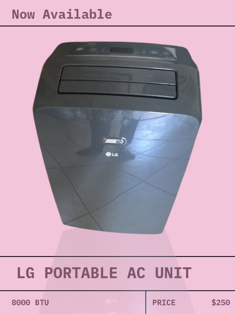 LG PORTABLE AC UNIT