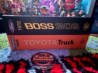 M2 Machines 1970 Ford Boss 302 & 1985 Toyota Truck Shadow Box Walmart Exclusive