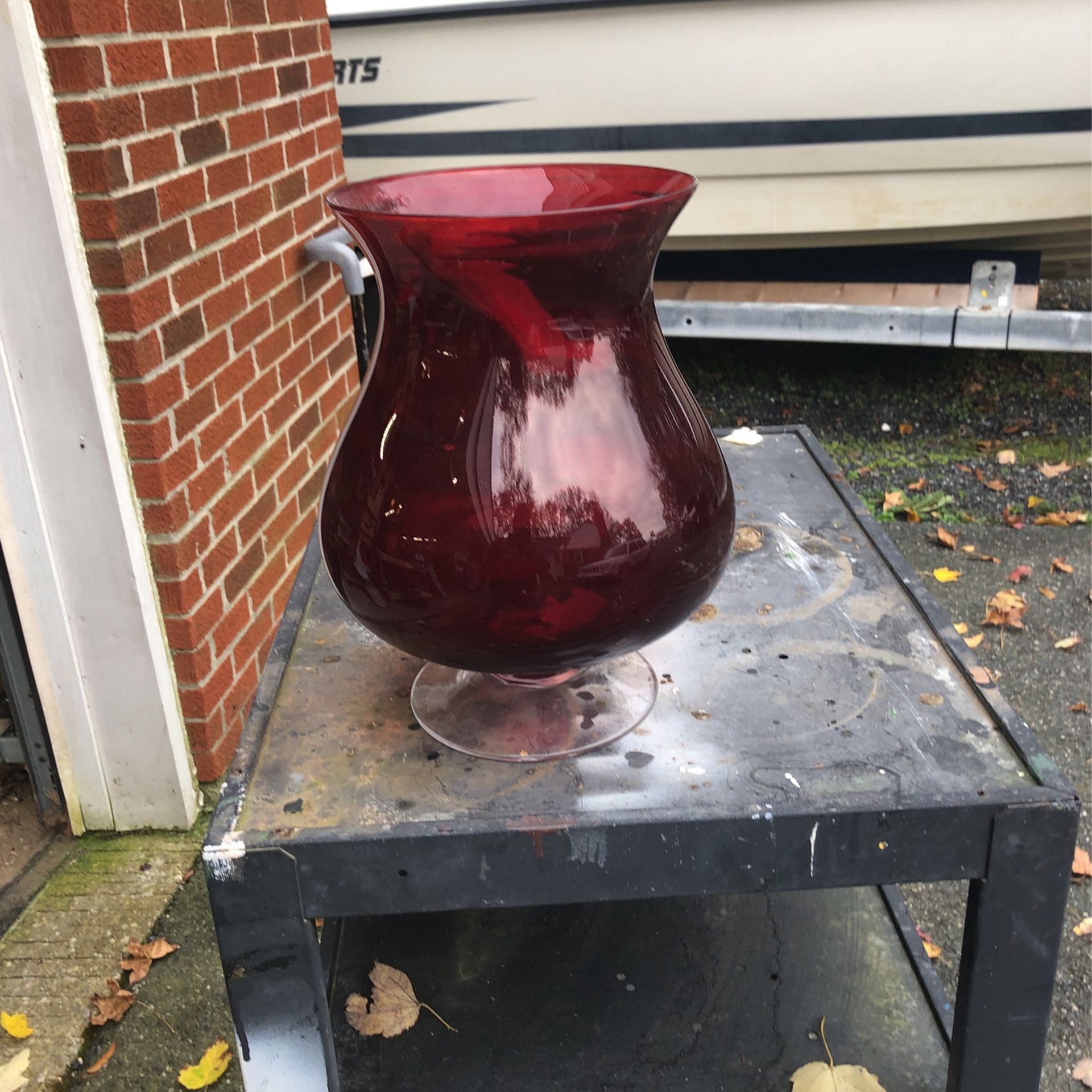 Large Flower Vase Candle Holder