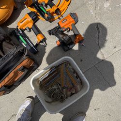 Bostitch compressor and nail guns