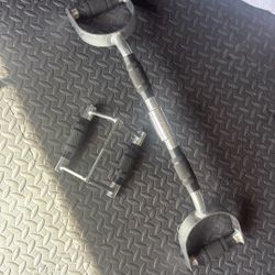 Lat Pulldown Bar and a Double D Row Handle