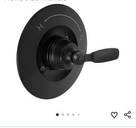 9858: New T14032-BL Shower Handle-Just Compatible with Delta Shower Trim Kit 14 Series, Just Compatible with Cartridge RP46074, Fits R10000 Series Val