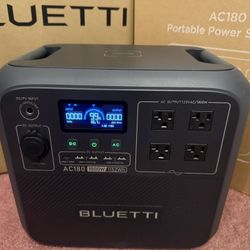 BLUETTI AC180 PORTABLE POWER STATION