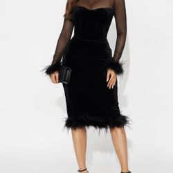 FASHION NOVA BLACK DRESS