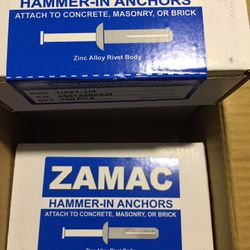 1/4x1-1/4 Hammer-in Anchors