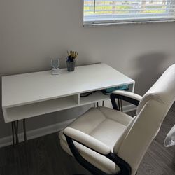 White Computer Desk 