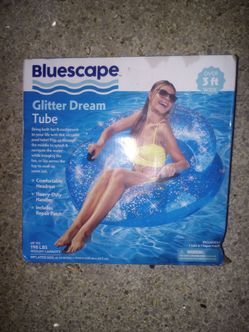 Bluescape Glitter Dream Tube for pools and the beach new