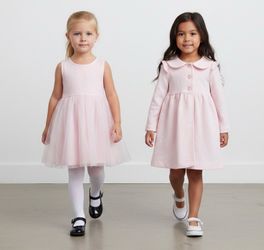 NEW LILT Coat & Dress Toddler Girl’s 3T Pink Sparkle  NWT