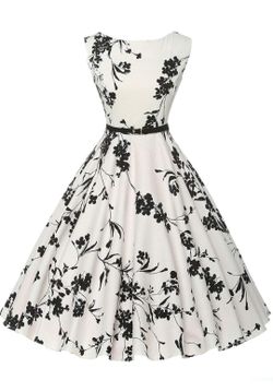Women's 50's Pin-up Dress and Petticoat-Size(M)