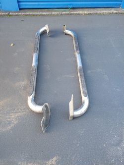 Truck steps/Stainless Nerf bars for f250