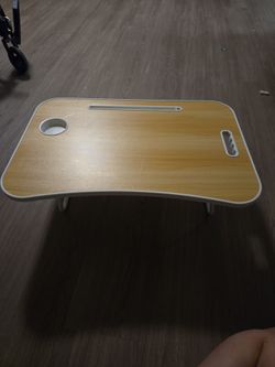 Small bed table tray