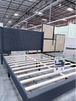 Bed frame new queen size