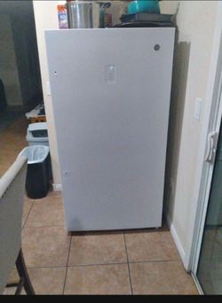 GE upright deep freezer