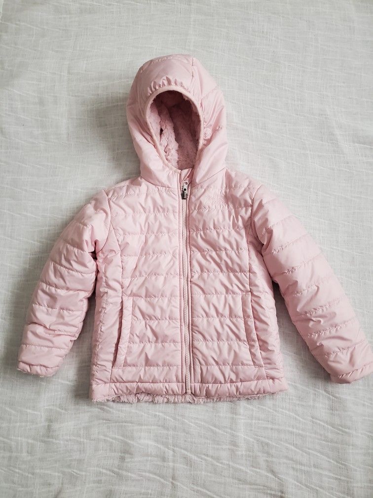 The North Face. Girls Reversible Jacket Size 5 T/ 5B . Looks Like New
