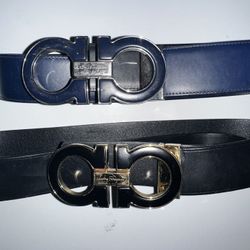 2 Ferragamo Leather Belts
