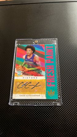 Cade Cunningham Rookie Auto /125 — 2021–22 Court Kings