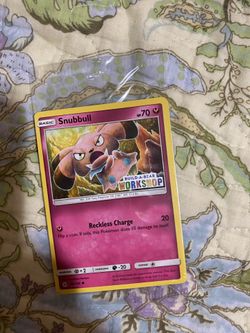 Pokémon card Build a Bear Pokemon Card Snubbull Promo Trading Card TCG SEALED NEW