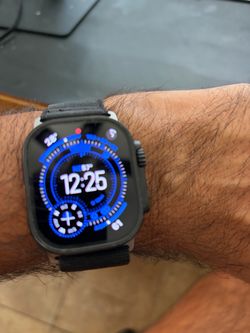 Apple Watch Ultra with Black Alpine Band