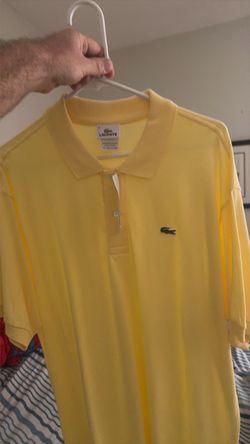 Lacoste Yellow Polo Shirt