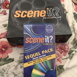 Scene It DVD Board Game with expansion pack