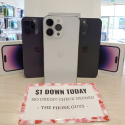 Apple IPhone 14 Pro Max  - 90 Days Warranty - $1 Down - NO CREDIT Needed