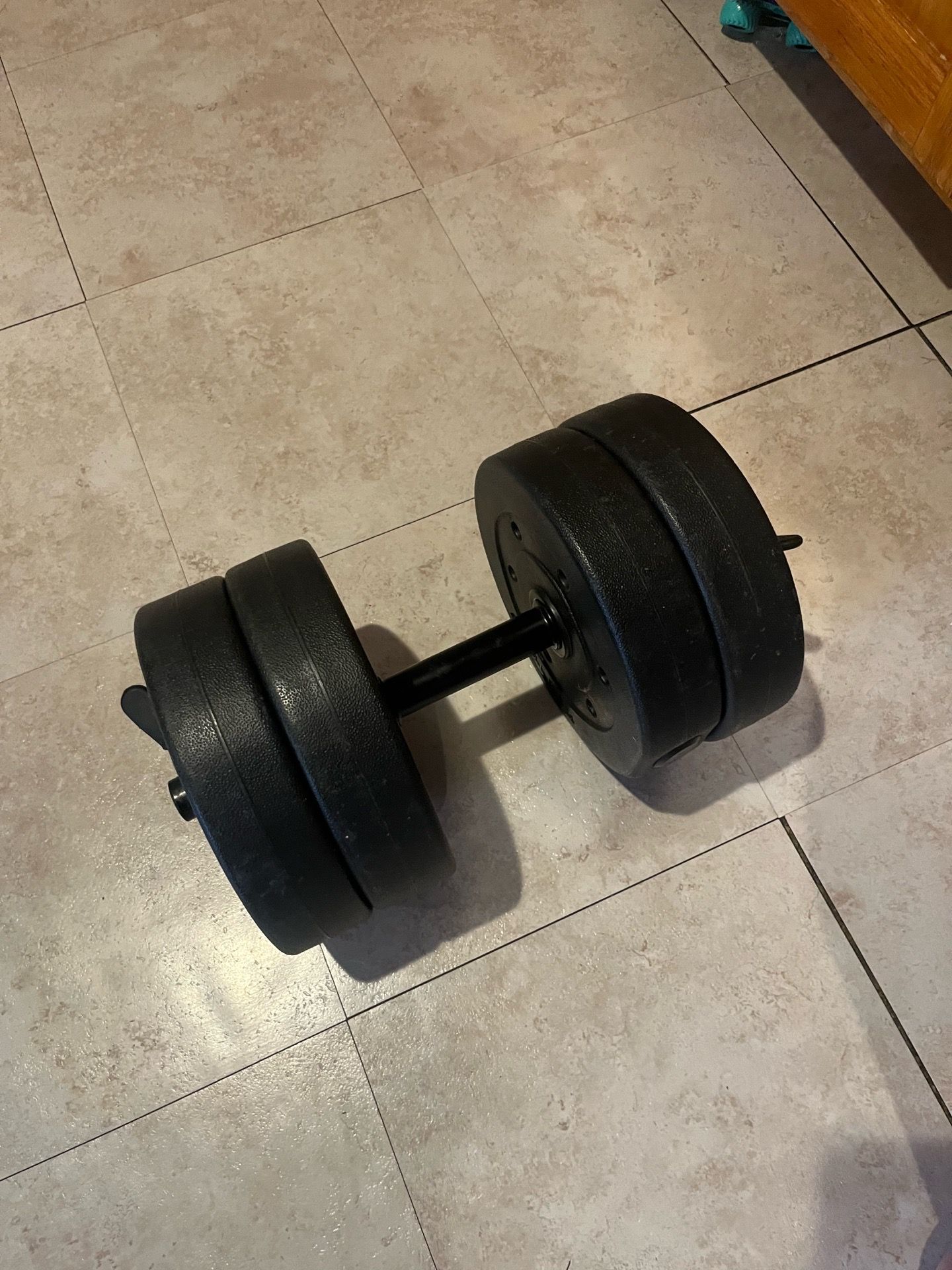 30lb adjustable dumbbell weights