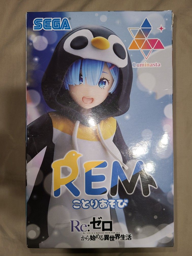 Sega Re:Zero Starting Life in Another World Luminasta Rem Figure Penguin 
