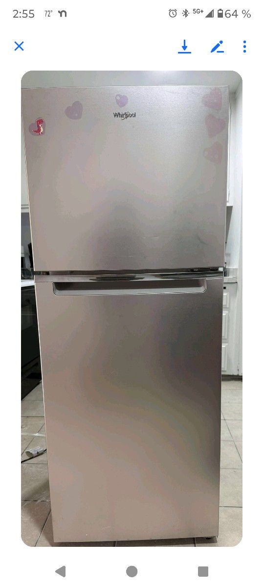 Whirlpool Stanley Steel Refrigerator
