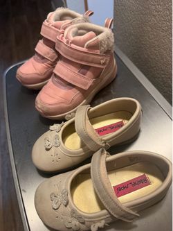 Size 9T Merrill waterproof, hiking boots and Rachelle 9T dress shoes
