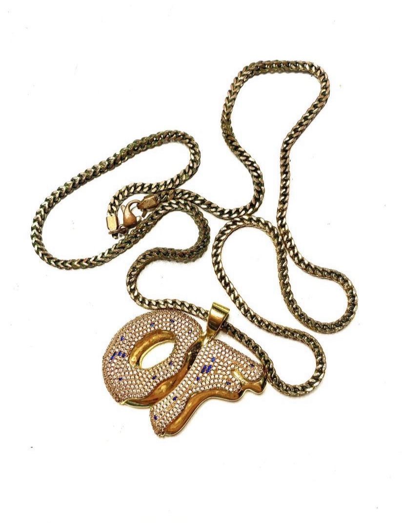 Odd Future Gold Plated King Ice Necklace