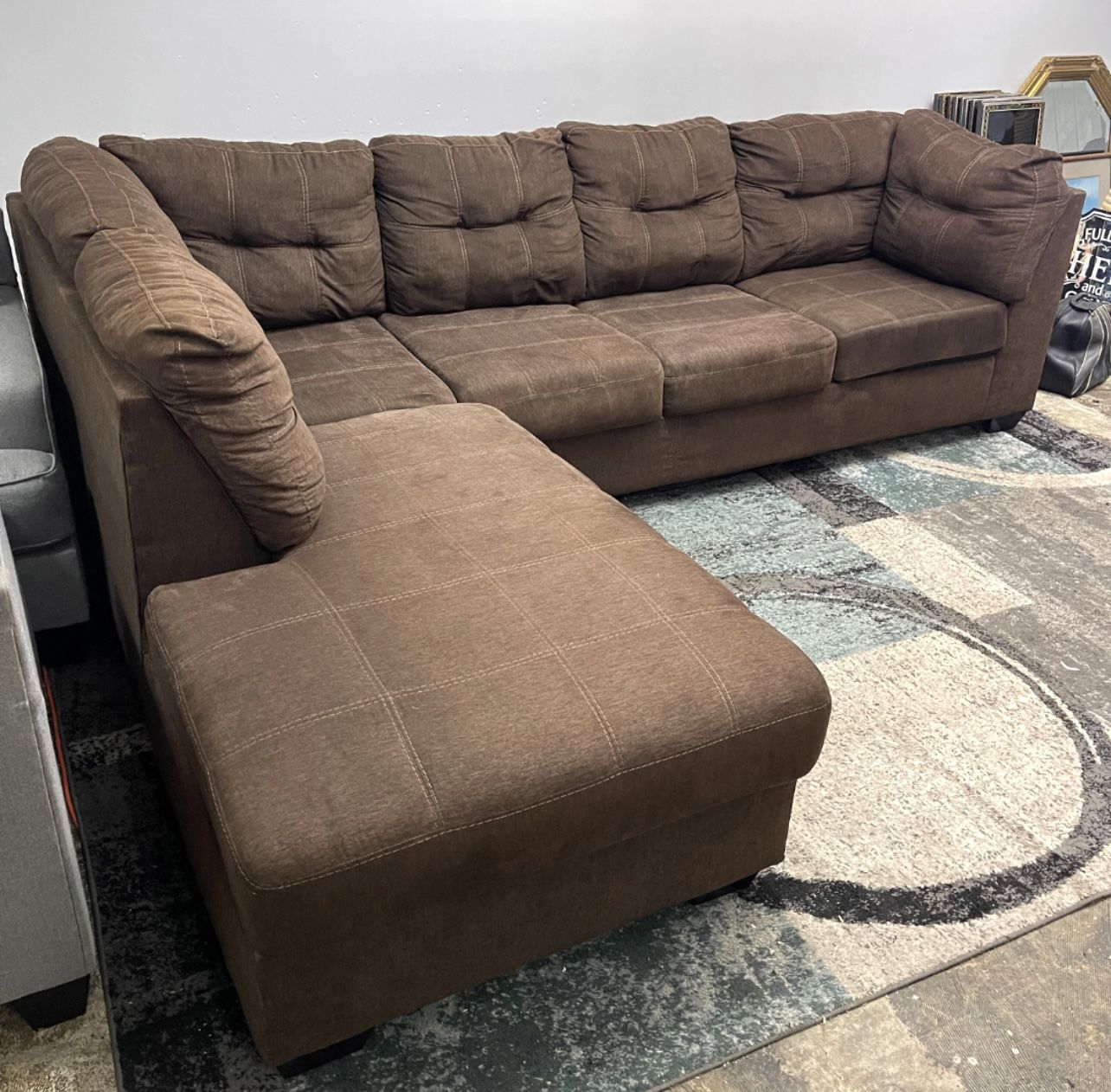 Sectional Sofa Free Delivery Brown L Shape Couch