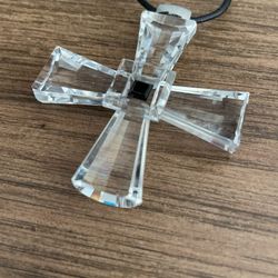Glass Cross Pendant