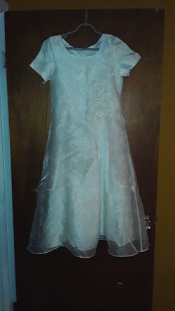 Girl's White Dress