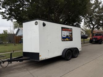 7x14 Enclosed Traila 