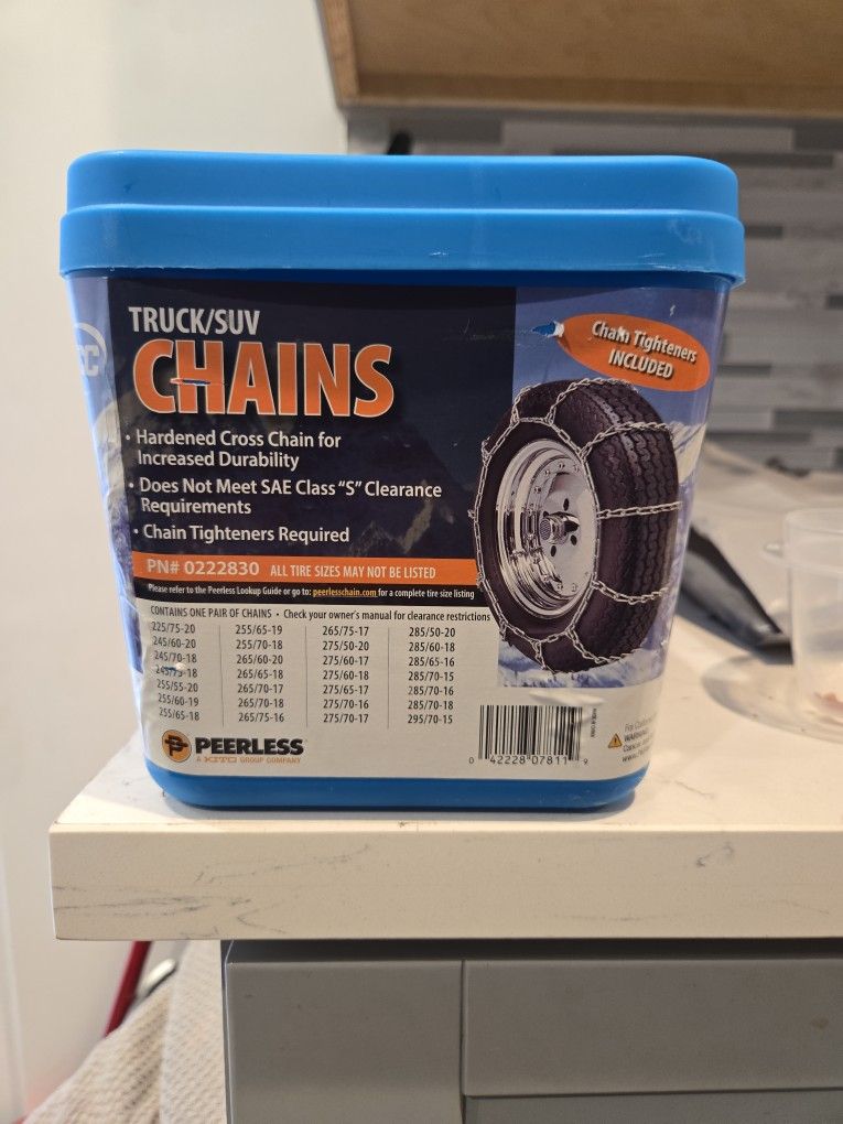 Tire Chains For SUV Or Truck