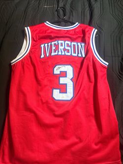 Allen Iverson #3 Signed Basketball Jersey
