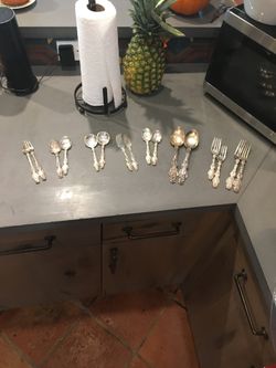 Sterling silver dining set