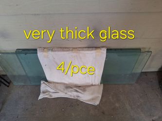 Thick glass $12 each