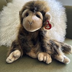 TY Plush 12” Vintage Monkey 