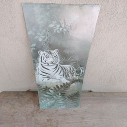 White Tiger in Rainforest. panel art