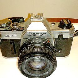 Vintage Canon AE-1 35mm Film Camera 