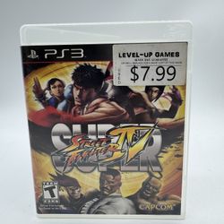 Super Street Fighter IV 4 (Sony PlayStation 3, PS3 2010) No Manual Tested Works