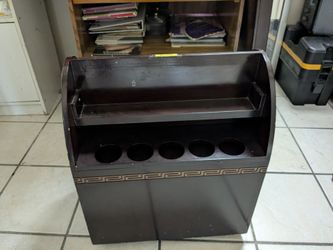Cart with wheels and storage