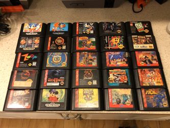 Sega Genesis games game lot phantasy star iv