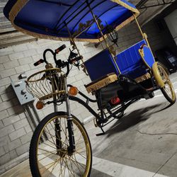 Electric Bicycle Rickshaw Pedicab Carriage 