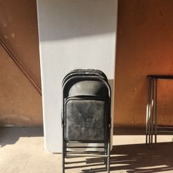 Foldable Table And 4 Chairs Mesa Y 4 Sillas Plegables